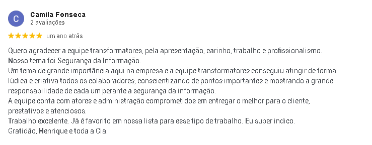Empresa especializada em teatro corporativo em São Paulo